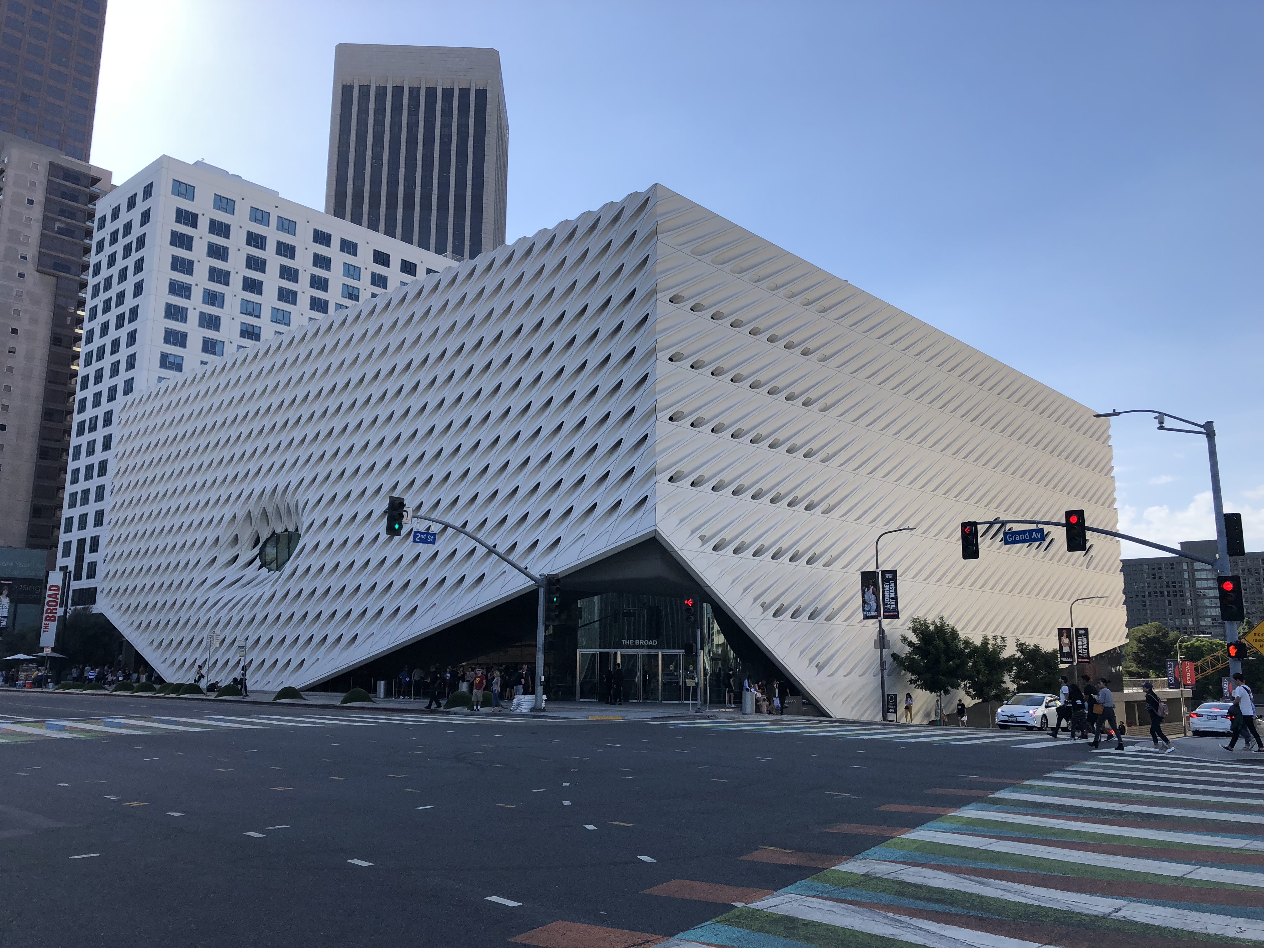 The Broad Museum in Downtown Los Angeles